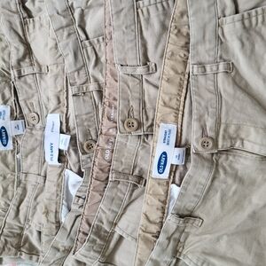 5 Pairs Boys Khaki Pants Size 16 Husky-Old Navy